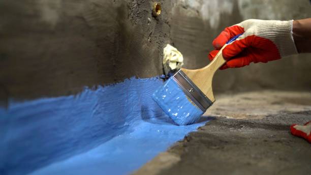 Commercial Waterproofing project at a Lincolnshire, IL business property by SJ Waterproofing Pros